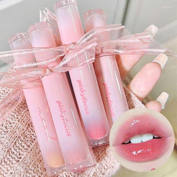 Brillant à lèvres étanche miroir translucide durable, tasse antiadhésive, rouge chair, liquide, maquillage pour femmes, cosmétiques coréens