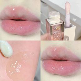Brillant à lèvres imperméable, huile de verre hydratante, repulpante, réparation durable, réduit les ridules, soins des lèvres, maquillage, cosmétiques