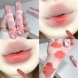 Brillant à lèvres imperméable velours mat rouge à lèvres hydratant durable teinte abricot Nude tasse antiadhésive maquillage cosmétique