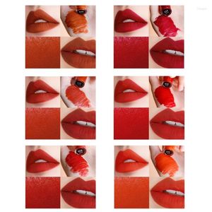 Brillant à lèvres imperméable velours mat rouge à lèvres pour femmes longue durée tasse antiadhésive goutte