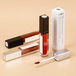 Lip Gloss groothandel met LED -licht en spiegel private label lippenstift vloeistof glanzende kleuren lipgloss je eigen merk make -up bulk