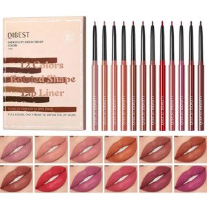 Lip Set Set 12 pièces étanche à rouge à lèvres mat imperméable Set High Pigmented Hydrating Hydralizing Loup Craye Crayon pour filles 240506