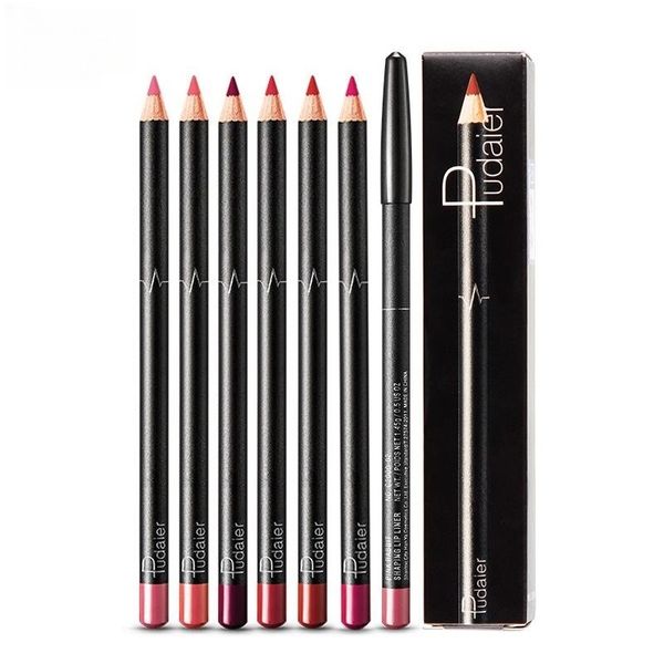 Maquillaje de labios Delineador de labios mate set 36 colores Natural nude Lipliner Pencil Kit Lápiz labial de larga duración delineador de labios Contorno desnudo