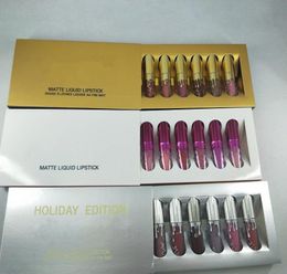 Lip Makeup Lipstick Birthday Lip Gloss Holiday Edition Lip Kit Valentine Matte Lipsticks 6 Colors Set Lipgloss Kit Cosmetics3594074