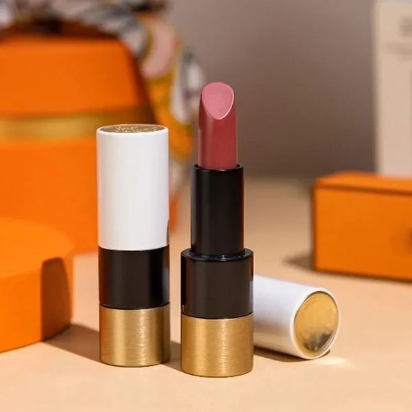 Maquillage des lèvres brillant hydratant cadeau féminin boîte originale rouge à lèvres mat mercerisé rouge Nude Orange longue durée 240311
