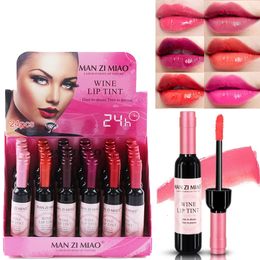 Crayons à lèvres 24pcs mat rouge à lèvres ensemble imperméable à l'eau teinte longue durée maquillage brillant en gros en vrac Batom 231202