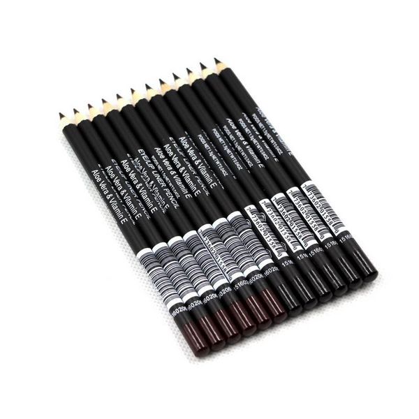 Crayons À Lèvres Crayon Pour Les Yeux Lèvres Féminines Crayon A Levre Couleur Brun Noir Aloe Vera Et Vitamine E Imperméable Facile À Porter Naturel Longlast Dhf7A