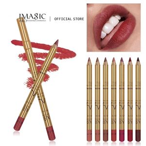 Lápices de labios IMAGIC 8ColorsKit Lápiz Delineador de labios Desnudo Mate Delineador de labios Hidratante Impermeable Maquillaje de larga duración Herramienta profesional de delineador de labios 231204