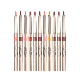 Crayons à lèvres Matic Rotating Lip Liner Rouge à lèvres Pen imperméable longue durée Matte Femelle Crochet Ligne Crayon Maquillage Cosmétiques Drop Livraison Dhq1C