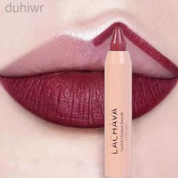 Crayons à lèvres Velve Matte Nude Lipstick Crayon étanche Glue Lips de rouge à lèvres durables Red Rose Solide Contour Cosmetics D240510