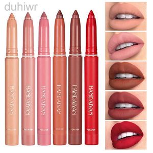 Crayons à lèvres Velvet Nude Matte Lipstick étanche non épanoux sans bâton lipliner rouge à lèvres cosmétique longue du rouge à lèvres sexy yzl9 D240510