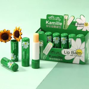 Lip Voller 12 StuksLot Kamille Voedzaam Balsem Diepe Hydraterende Verminderen Fijne Lijn Lippenstift Bescherming Zorg Cosmetische 231207