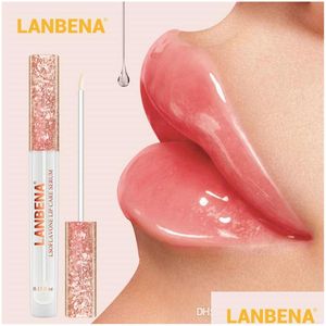 Lip Plumper Lanbena Big Lips Moisturizer Gloss Long Lasting Nutritious Y Clear Waterproof Transparent Lipgloss Drop Delivery Health Dh36I