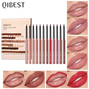 Lipliner Pen Set Maquillage des Lèvres Sexy Rouge Mat Contour Teinte Rouge à Lèvres Stylo Étanche Longue Durée Antiadhésive Tasse Lip Liner Cosmétique 240301