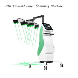 Laser lipo 532Nm lumière verte 10D Luxmaster Laser émeraude élimination des graisses Laser Lipo corps minceur