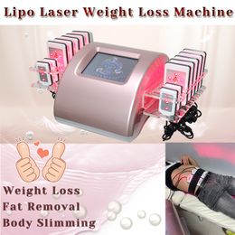 Lipolaser Diode minceur Machine Lipo Laser combustion des graisses traitement détendu perte de poids élimination de la Cellulite conception Portable