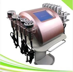 Lipolaser afslankvet cavitatie RF huidverstakking liposuctie diode lipo laser kont tillen vacuüm lichaamsmassage vorm 6 in 1 40k radiofrequentie cavitatie