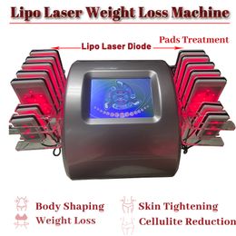 Lipolyse afslank machine lipo laserdiode gewichtsverlies machine: anti-verouderingsprobleem bloedcirlulatie verbetering cellulitis verwijdering eenvoudige werking