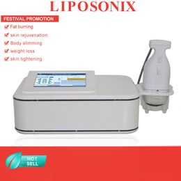 Liposonix graisse forme du corps perte de poids lipo hifu cellulite réduisant ultrasons instrument de serrage de la peau 2 cartouches