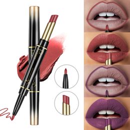 lippen maquiageem lip voering bruine lip voering batom matte make -up lip liners lippenstiften lippenstiften voor donkere huid lippenstiften club lippenstiften dames lippenstiften kleurpop