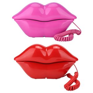 Lips Telefoon Multifunctioneel Schattig Bureau Kantoor Vaste telefoon Woondecoratieset Stijlvol Huishoudelijk Mondvorm Telefoon 240314