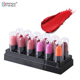 Lippenstift 12 Kleur Mini Sample Set Make Waterdicht Blijvende Hydraterende Lipgloss Anti-aanbak Cup Gemakkelijk Te Koreaanse 230712