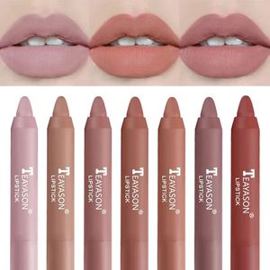 Lippenstift 12 Kleuren Waterdicht Matte Langdurige Hydraterende Lipgloss Natuurlijke Naakt Liner Fluwelen Magische Pennen 230712