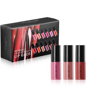 Lápiz labial 12pcslot kit de viaje pequeño longlasting impermeable mate lip brillo de demostración Conjunto de demo de 12 colores Mini maquillaje Lamuseland L18L12 230816