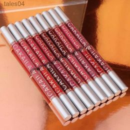 Lipstick 18 kleuren Matte Lipgloss Groothandel Goedkope vloeibare lippenstift Make-up Lipkleur Batom Langdurig Sexy Rood Roze Naakt Lipgloss Bulk 240313