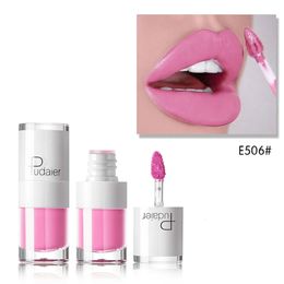 Lippenstift 1PC Sexy Pink Damen 16 Farben Dauerhafter wasserdichter flüssiger Bleistift Mattes Make-up Antihaft-Cup-Lipgloss 231102