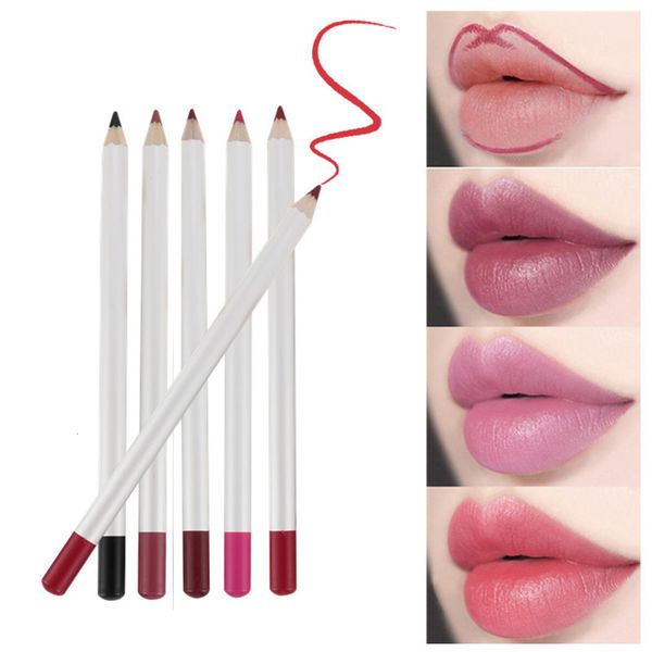 Rouge à lèvres 21 couleurs mat imperméable à l'eau avec taille-crayon marque privée doublures personnalisées en vrac maquillage en gros 230808