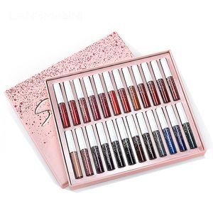 Rouge à lèvres 241210PCS Velours Mat Rouge À Lèvres Ensemble Hydrater Pigment Antiadhésif Longue Durée Lèvres Teinte Maquillage Chinois Cosmétiques Cadeau TSLM1 230717