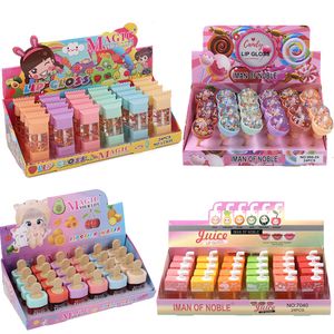 Rouge à lèvres 2436Pcs Clear Gloss Kawaii Hydratant Repulpant Glossy Lip Oil Longue Durée Maquillage Lipgloss Set Liquide Rouge À Lèvres Cosmétique 230717