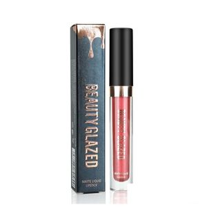 Lippenstift schoonheid geglazuurde matte vloeibare lipglossbuizen 10 kleuren pigment longlasting gemakkelijk te dragen make -up lipgloss base druppel levering hij dhgyt