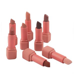 Lipstick Aangepaste 8 kleuren gum buisvormige lippenstift Matte anti -aanbak Cup Waterdichte make -up Langdurige cosmetische private label Bulk