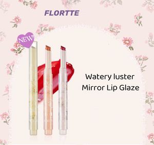 Lippenstift FLORTTE Merk Eerste Kus serie liefde lippenstift pen spiegel gloss lippenstift hydraterende vrouwelijke schoonheid cosmetica 230718