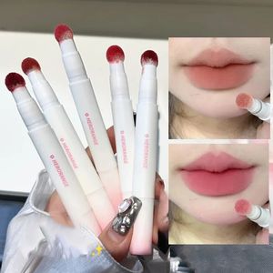 Lápiz labial Fluffy Velvet Soft Lip Glaze Crema líquida Desnudo Mate Rosa Rojo Pigmento Impermeable Tinte de larga duración Tinte para mejillas Pasta 231207