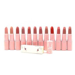 Lipstick Jenner Lippenstifte Matte Y Pink Tube gemakkelijk te dragen Lange laatste 12 kleuren Groothandel make -up drop levering Health Beauty Lips Dhqto
