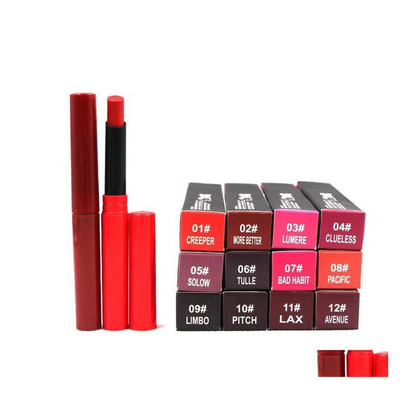 Rouge à lèvres Stylo à lèvres Mat Lèvres Teinte Longue Lumineux Facile à Porter Maquillage Naturel Lipsticker Drop Delivery Santé Beauté Dhevl