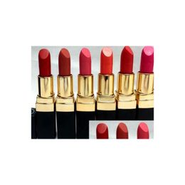 Lápiz labial Barras de labios Nuevos cosméticos Maquillaje Rouge Labios Stick Mate Durable No es fácil de decolorar Clarinete 40 Color para la opción Drop Deli Dhevl