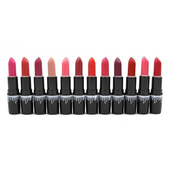 Rouge à lèvres Maquillage Rouge A Levre Au Fini Mat Mat Facile à porter Couleurs vives naturelles Beauté Rouges à lèvres Drop Delivery Santé Lèvres Dhp8X