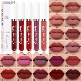 Rouge à lèvres Nouveau 18 Couleurs Nude Brillant À Lèvres Mat Liquide Rouge À Lèvres Maquillage Longue Durée Étanche Sexy Rouge Rose Teinte À Lèvres Batom Lipgloss En Vrac 240313