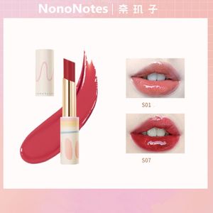 Lippenstift NonoNotes Waterige Glow Lippenstift Lippenbalsem Hydraterende Effen Spiegel Water Licht Lip Glazuur Lip Tint Make-Up Schoonheid 230703