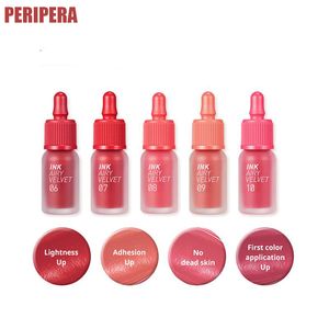 Lipstick peripera inkt luchtige fluweel 20 kleuren matte lippenstift vloeistof lip gloss tint waterdichte langdurige naaktstick Korean Cosmetics 230823