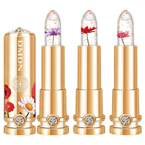 Lippenstift PH Lippenbalsam Crystal Flower Jelly Lippenstift Langanhaltender Lippenbalsam Lippen Feuchtigkeitscreme Farbwechsel Lipgloss Magische Lippenstifte 231011