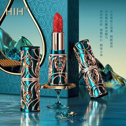 Lippenstift Phoenix Veer Yue Make Gesneden Lippenstift Zijdeachtige Kleur Vintage Bloem Make Rode Nationale Stijl Textuur 230725