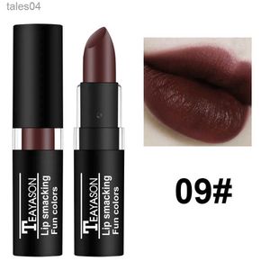 Lippenstift Sexy Zwarte Matte Lippenstift Make-up Diep Donker Hydraterende Langdurige Waterdichte Fluwelen Lippenstift 12 Kleuren Mode Lip Make-Up 240313