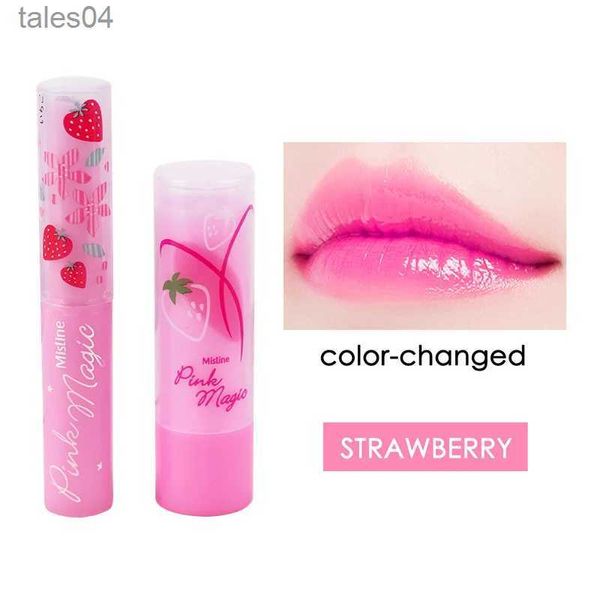 Rouge à lèvres Thaïlande Mistine Fraise Rouge À Lèvres Hydratant Longue Durée Baume À Lèvres Soins Des Lèvres Changement De Couleur Anti-séchage Maquillage 240313