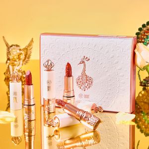 Rouge à lèvres velours mat sculpté ensemble de rouge à lèvres ne colle pas à la tasse rouge à lèvres teinte à lèvres maquillage coréen coffret cadeau pour les femmes 230919