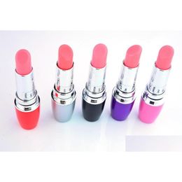 Rouge à lèvres Vibe Mini vibrateur rouge à lèvres vibrant sauter oeufs jouets produits pour femmes livraison directe santé beauté maquillage lèvres Otcyd